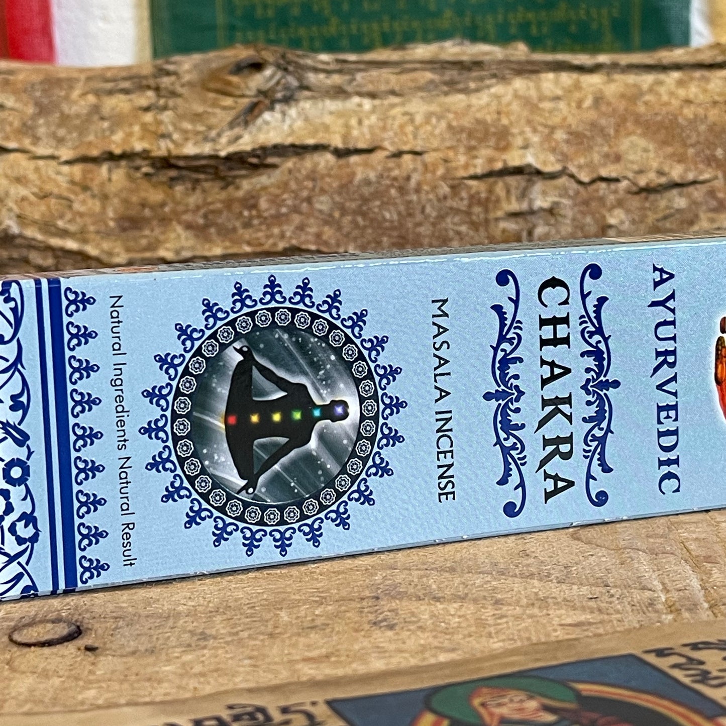 Ayurvedic Chakra Masala Incense Sticks offer a serene and authentic aromatic experience, crafted from pure essential oils and natural ingredients for a clean and uplifting scent every time. Each variety is a delicate blend of high-quality resins, oils, herbs, petals, and honey, providing beautiful fragrances ideal for meditation, yoga, and spiritual cleansing. These incense sticks are designed to promote a harmonious mood and enhance overall well-being, making them a perfect addition to any calming or sacre
