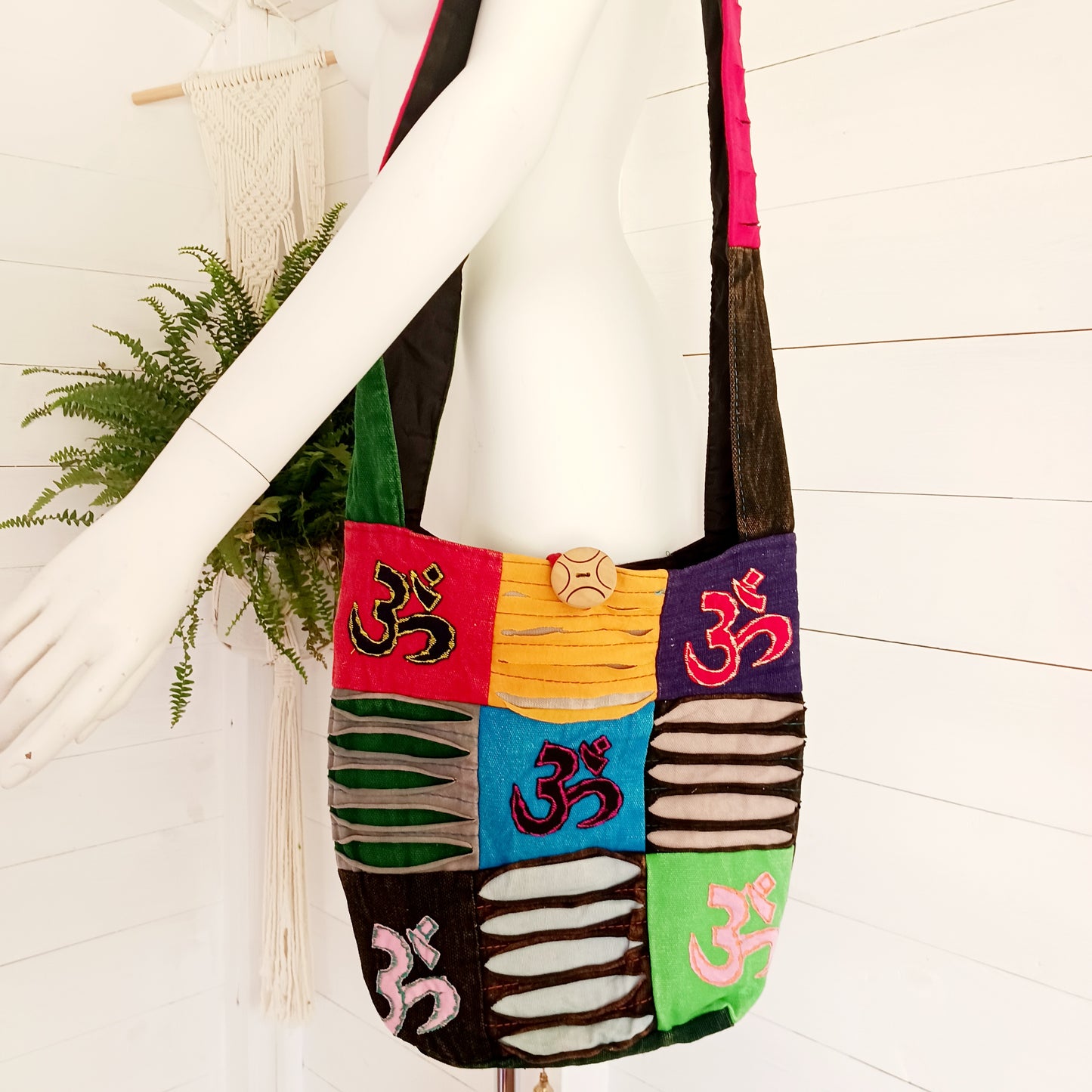 These new Ethnic Sling Om Bags are cool, wonderfully stylish and convenient. It's amazing quality stunning unique design is the main attraction of this bag. 