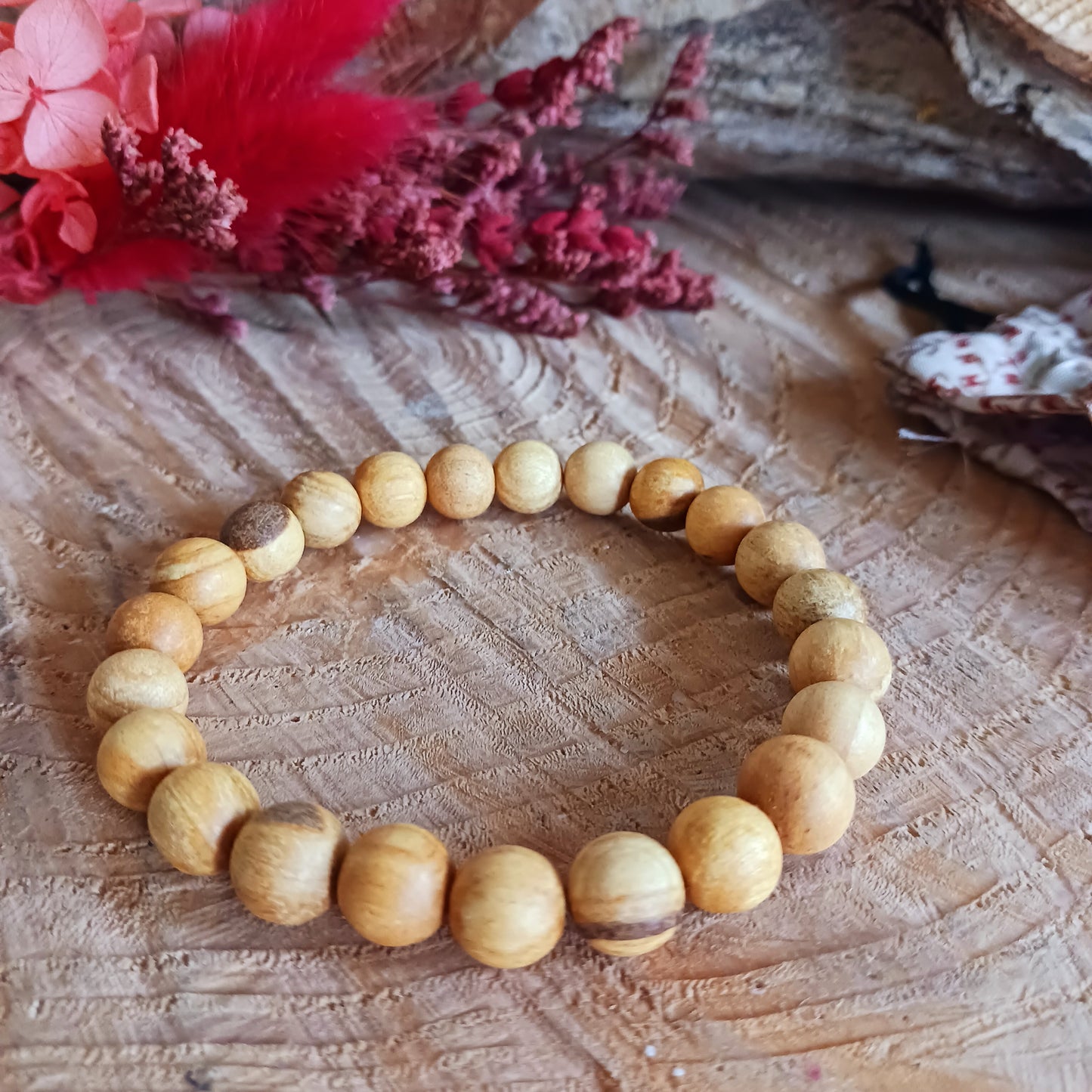 Palo Santo Wooden Elastic Bracelet