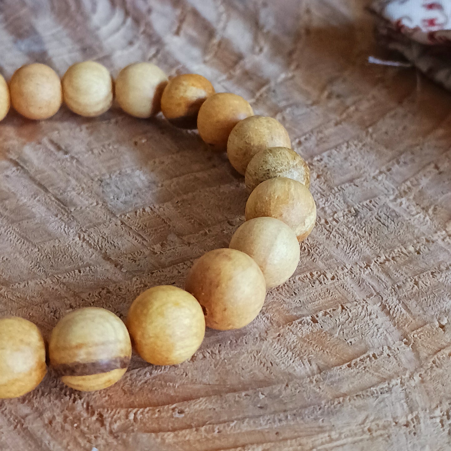 Palo Santo Wooden Elastic Bracelet