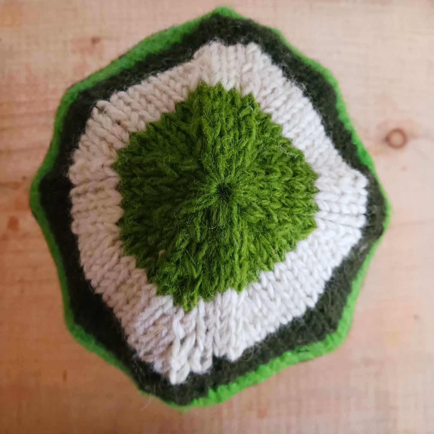 Chunky wool beanie hats hand made in Nepal with fleece lining for extra warmth and comfort, this handmade hat is awesomely warm. These knitted beanie hats have a rolled brim, a warm lined interior and are available in mixed colours.