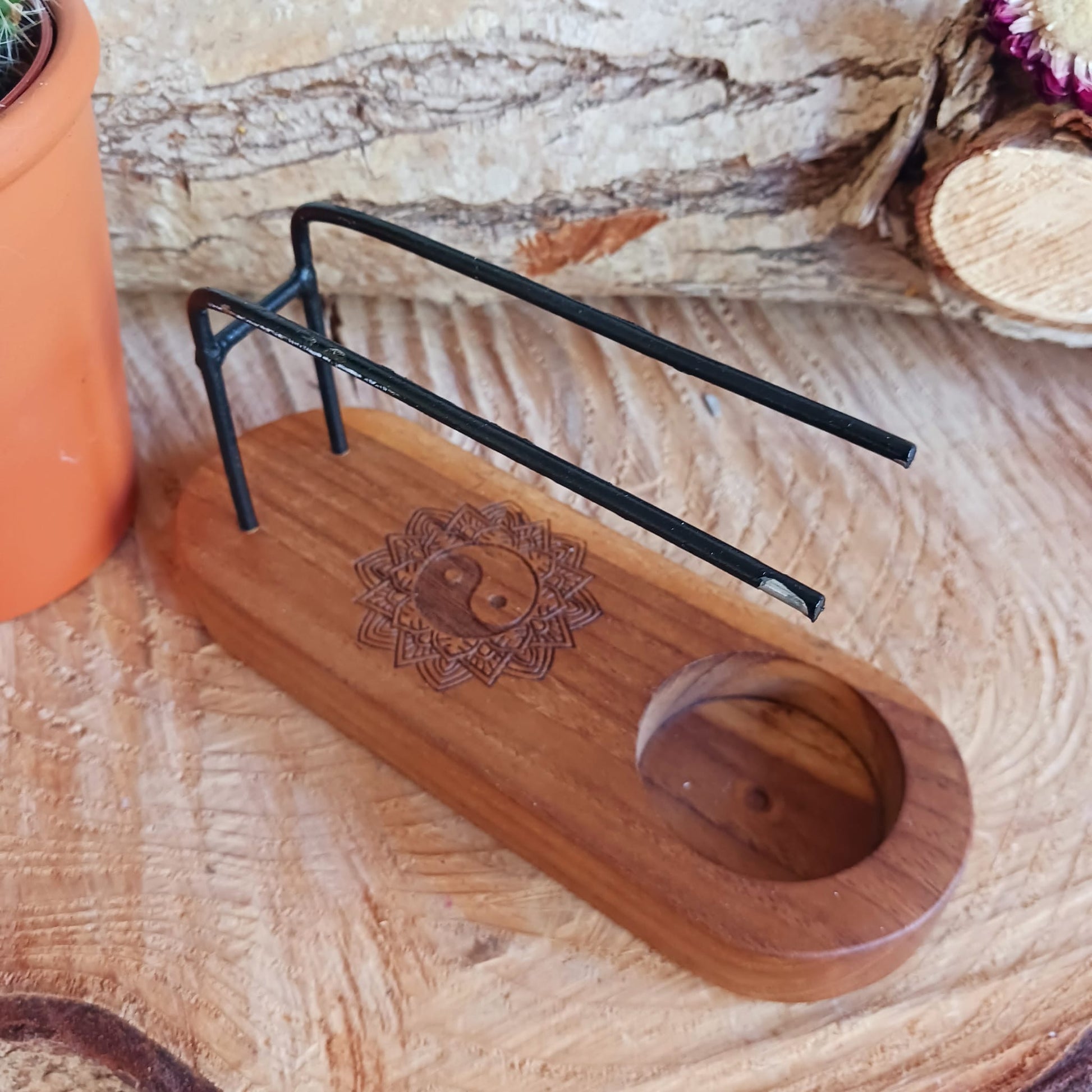 Small Smudge Stick Heater | Yin Yang Design