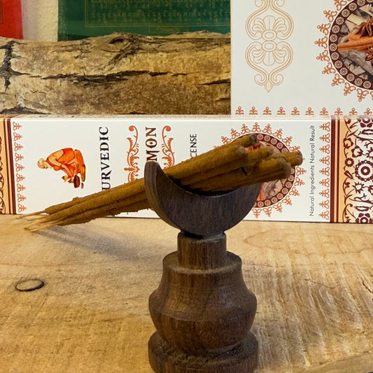 Discover Ayurvedic  Cinnamon Masala Incense Sticks, crafted with essential oils, premium resins, and natural ingredients. Enjoy a warm, grounding aroma perfect for meditation, yoga, and relaxation.