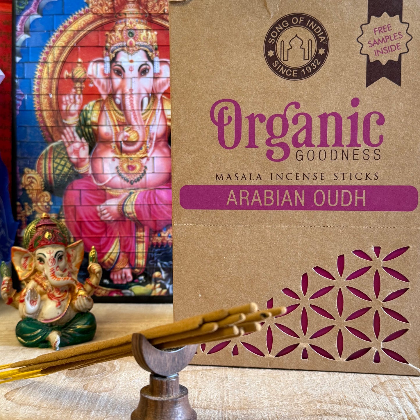 Arabian Oudh Incense – Organic Goodness | Luxury Scent from India
Experience the scent of luxury with Organic Goodness Arabian Oudh incense. Made in India, this rich, woody aroma is found in premium perfumes. 12 x 15g sticks.
£1.99 GBP