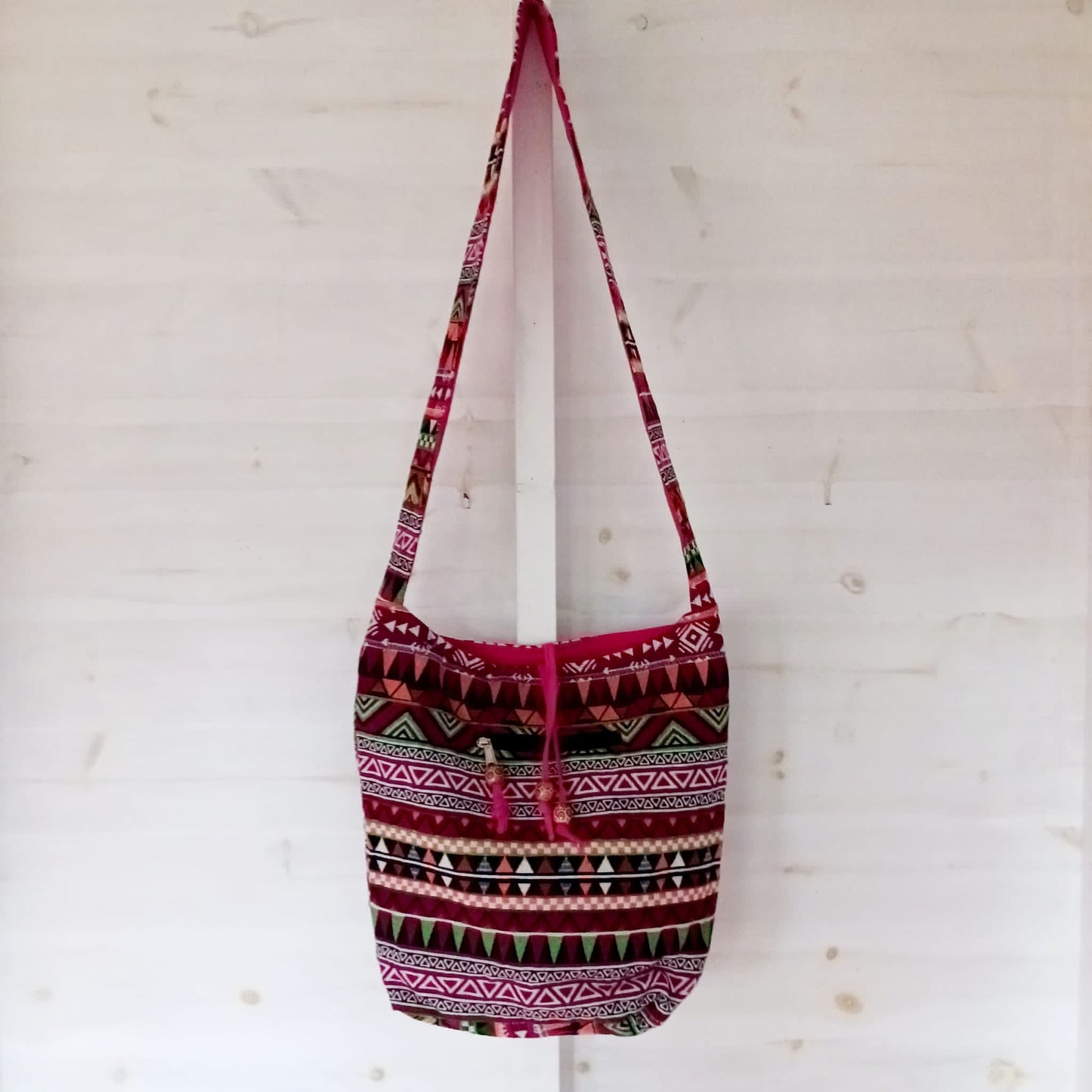 Jacquard Nepal Style Student Shoulder Bag