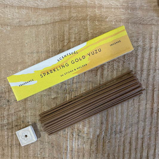 Scentsual Incense Sparkling Gold Yuzu