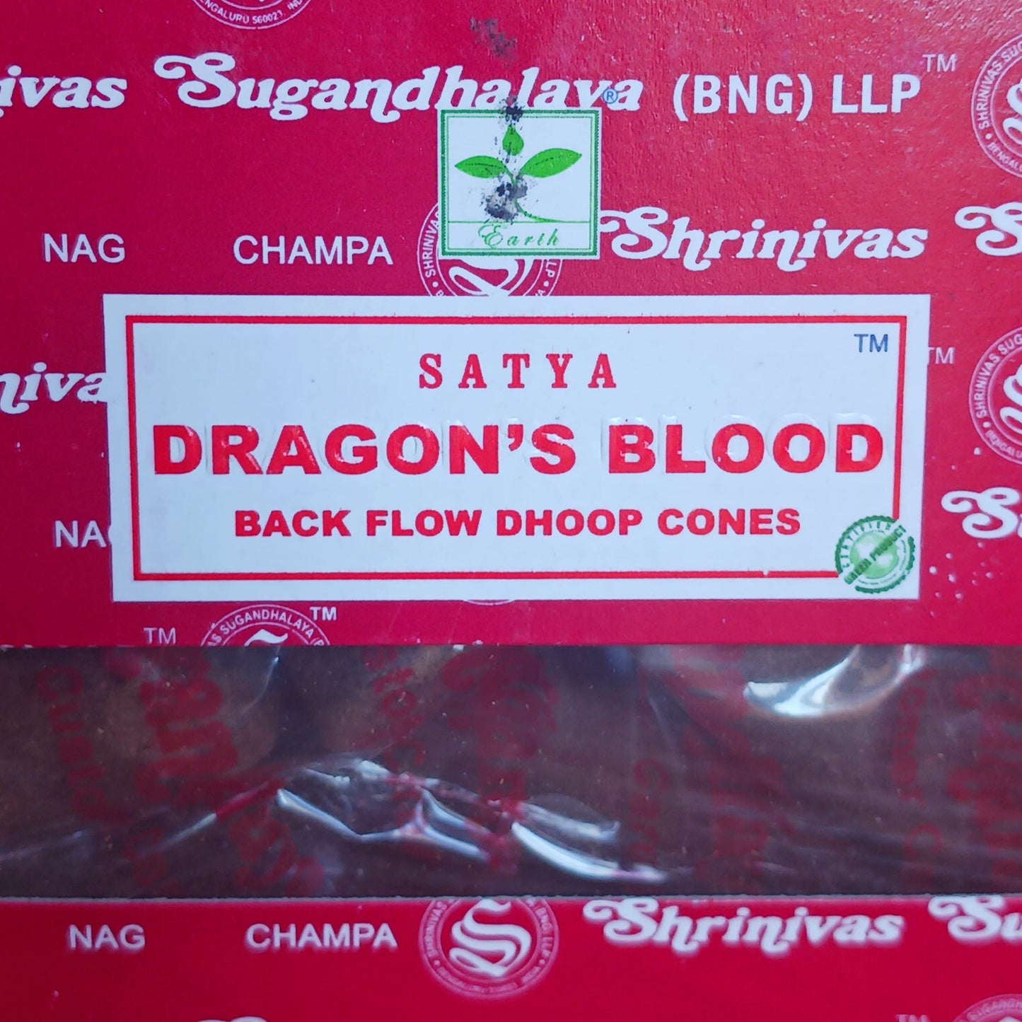 Satya Dragons Blood Backflow Cones