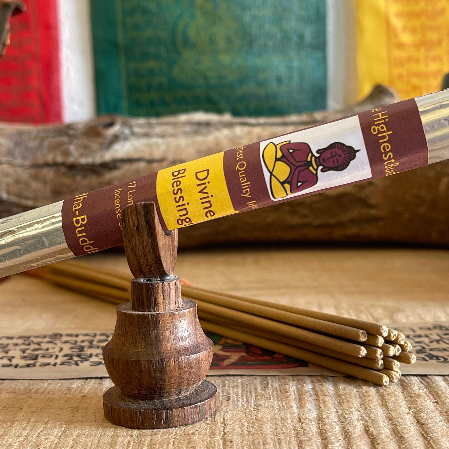 Buddha Buddha Divine Blessings Foil wrapped incense