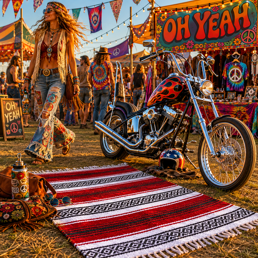 Experience the timeless charm and functionality of hand-loomed Mexican Falsa blankets. Crafted with care from recycled yarn, these vibrant and durable blankets are a perfect blend of tradition and versatility. Available in a variety of colors, they add a cozy touch to your home or outdoor adventures. Whether used as a snug throw, a yoga or meditation mat, or a festival essential, these blankets are as practical as they are beautiful. Lightweight yet durable, they make an eco-friendly and stylish addition to
