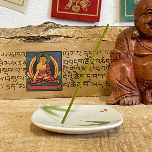 Yume no Yume Bamboo leaf Japanese Incense holder