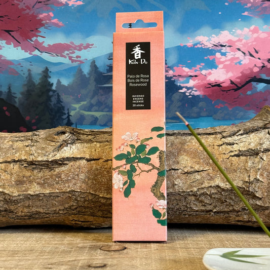Koh-Do Rosewood Incense offers 20 sticks of warm, earthy fragrance. Perfect for meditation, rituals, or daily calm. Handcrafted Japanese tradition