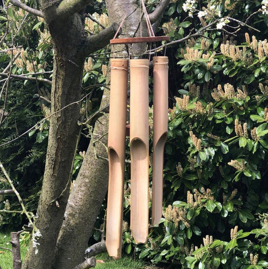 Large  Natural Bamboo Windchimes bamboo outdoor windchimes