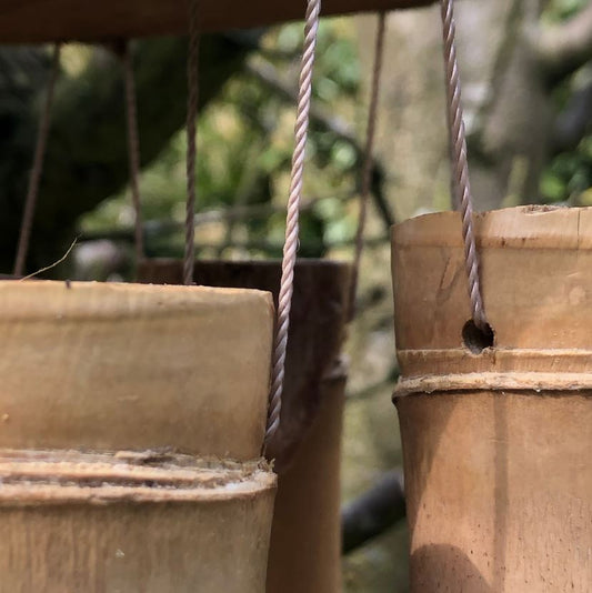 Large  Natural Bamboo Windchimes bamboo outdoor windchimes