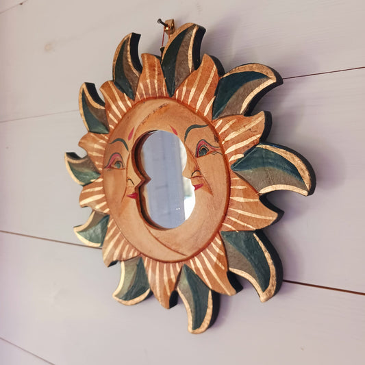 Double Moon Mirror | Cosmic banana Moon Mirror