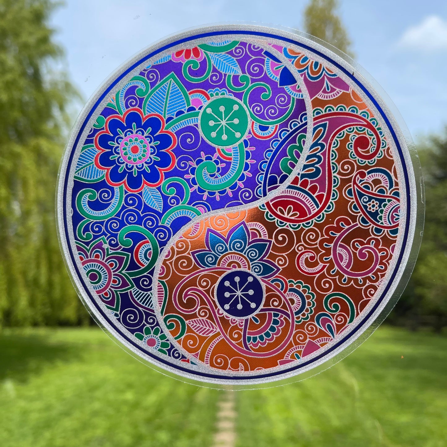 Sunseal Window sticker Yin Yang Mandala