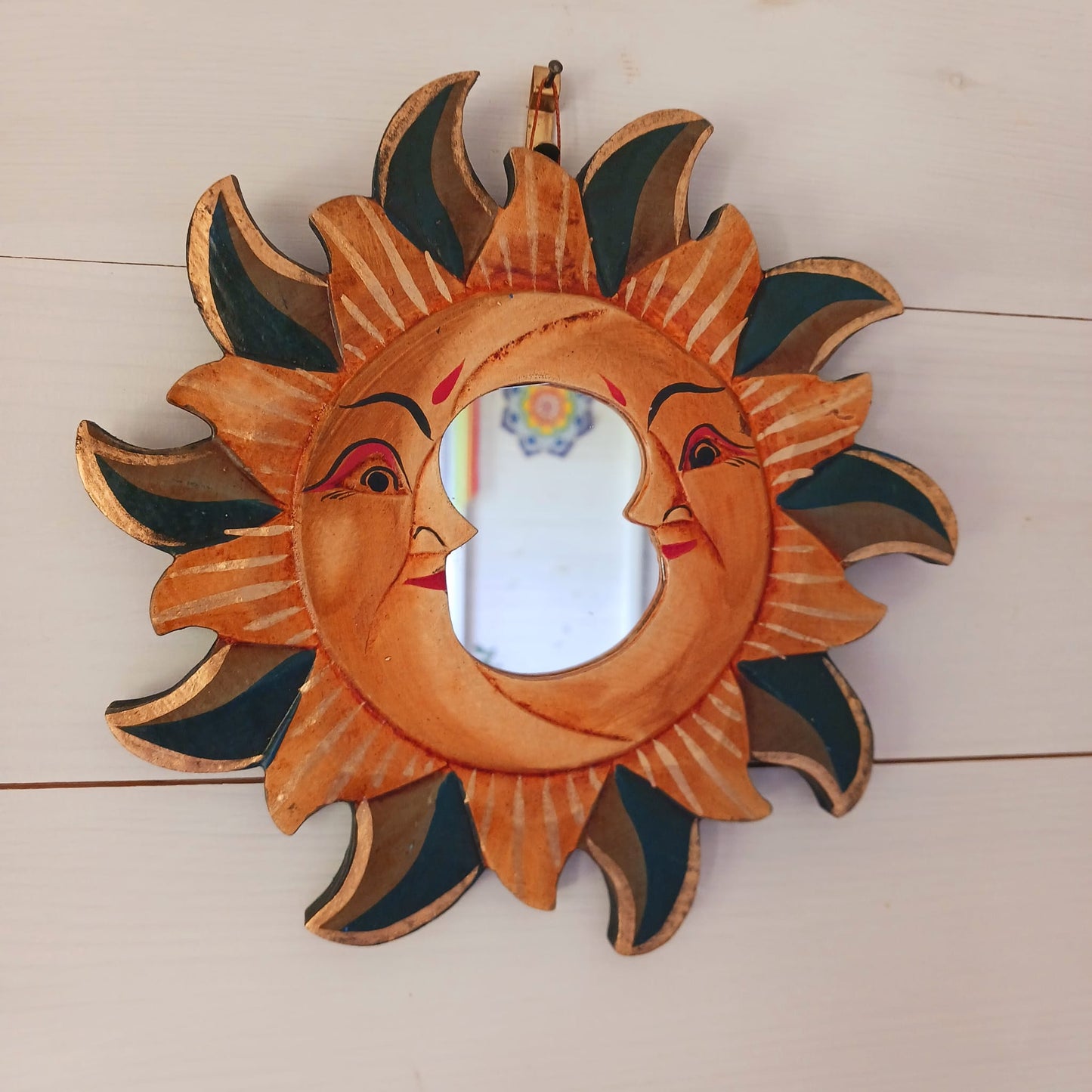Double Moon Mirror | Cosmic banana Moon Mirror