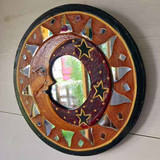 Lunar Mirror Wall Hanging