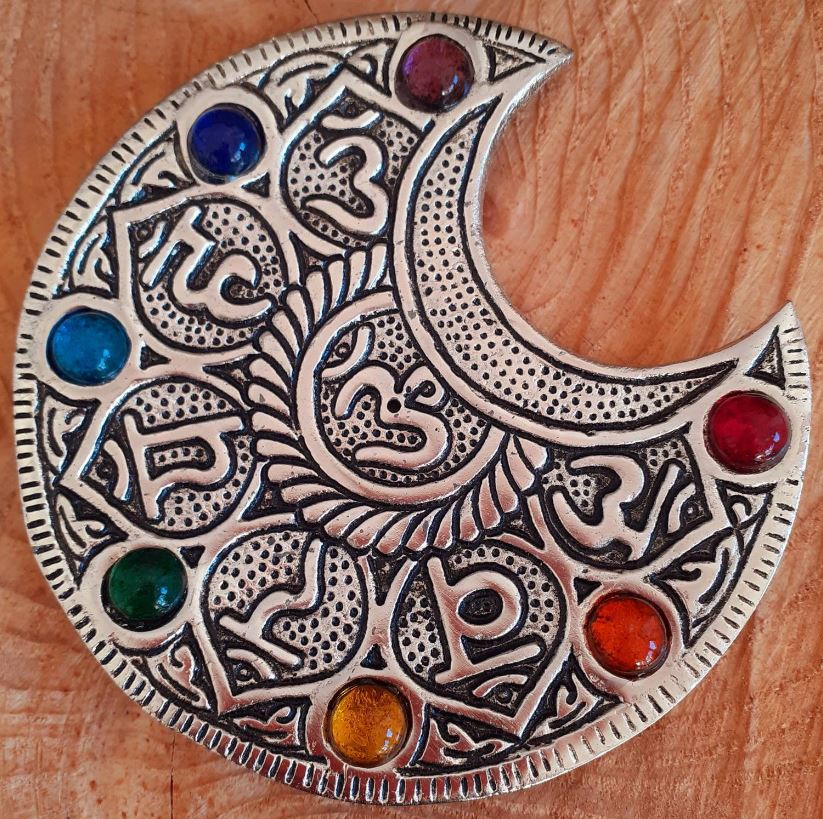 Moon Chakra Incense Plate | Cosmic Moon Incense Burners