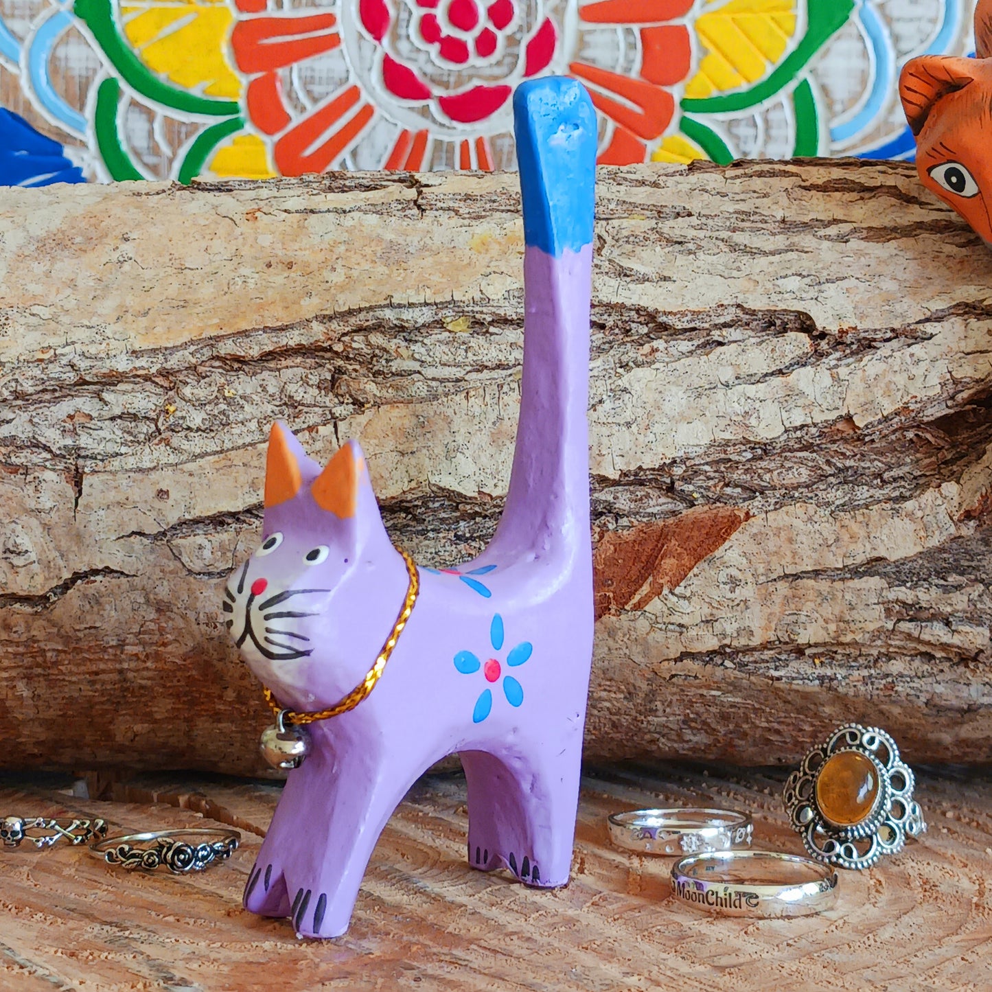 With an array of vibrant colours, these little wooden cats are set to brighten anyone’s day. Hand carved and painted from fast-growing albesia wood that takes around seven years to grow to maturity, these characters make a great eco-friendly and sustainable gift.