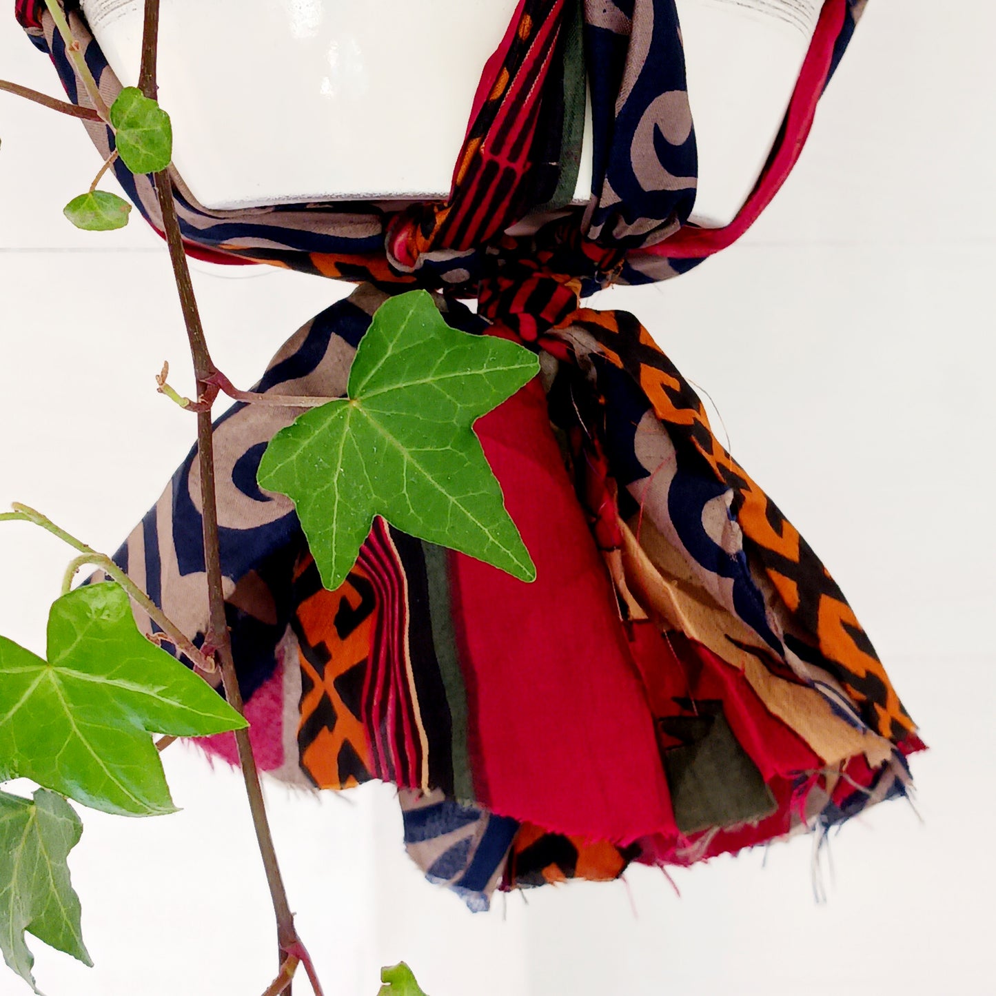 Recycled Sari Plant Hanger | Small