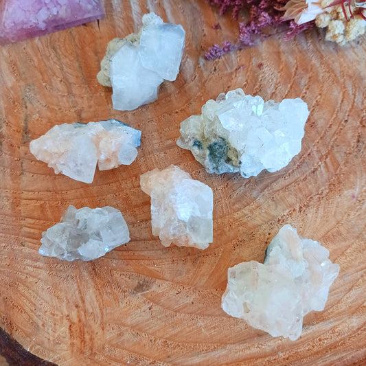 Apophyllite Crystals can help to increase intuition, connect with guides, and practice remote viewing and astral travel.  It can also help to plan for the future with certainty, despite any negative past experiences, and can regulate bodily functions and improve memory.