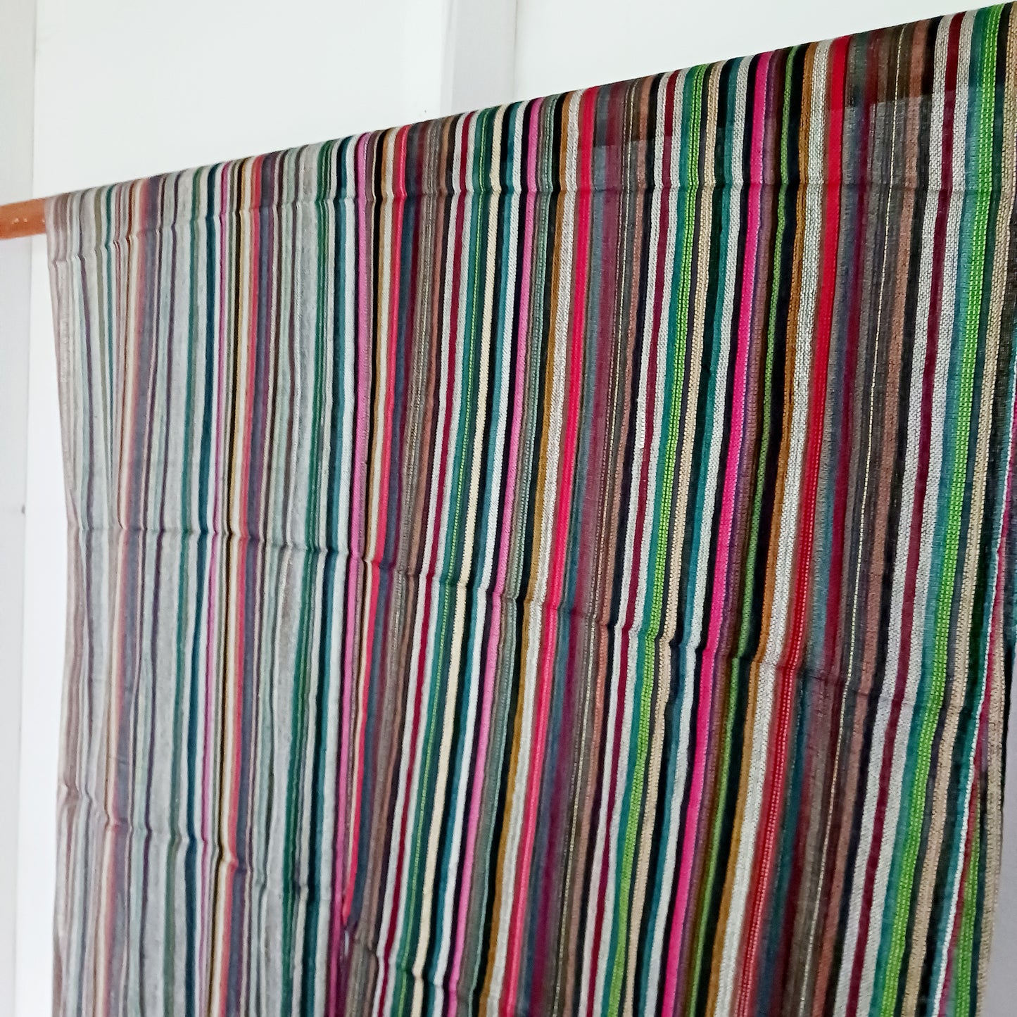 Step into the realm of bohemian allure with these stunning Large Indian Boho Scarves. Handcrafted with care, each scarf showcases eye-catching patterns inspired by nature, bringing a sense of freshness and free-spirited style to any outfit.