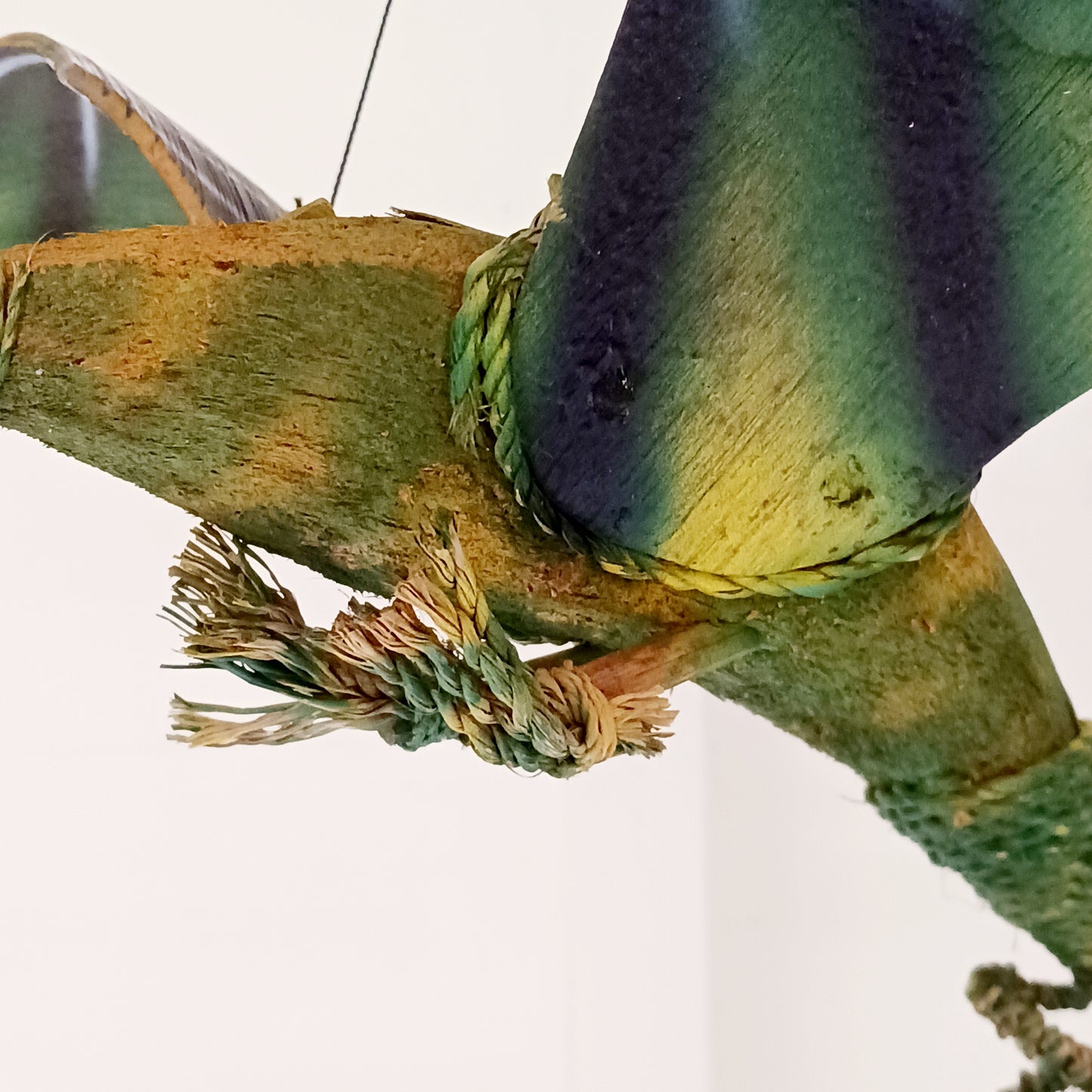 Bring a touch of magic and movement to your home or garden with this Large Green Coconut Dragon Mobile, a beautifully handcrafted decorative piece handmade in Indonesia.