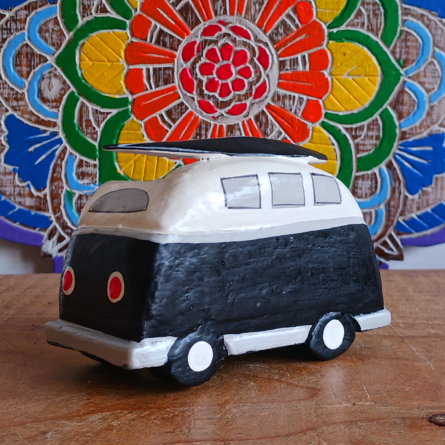 Bring the feeling of endless summer into your space with this cute black and white Camper & Surfboard Perpetual Calendar. Featuring a retro-inspired camper with a surfboard on top, this design captures the spirit of freedom, adventure, and life on the open road.