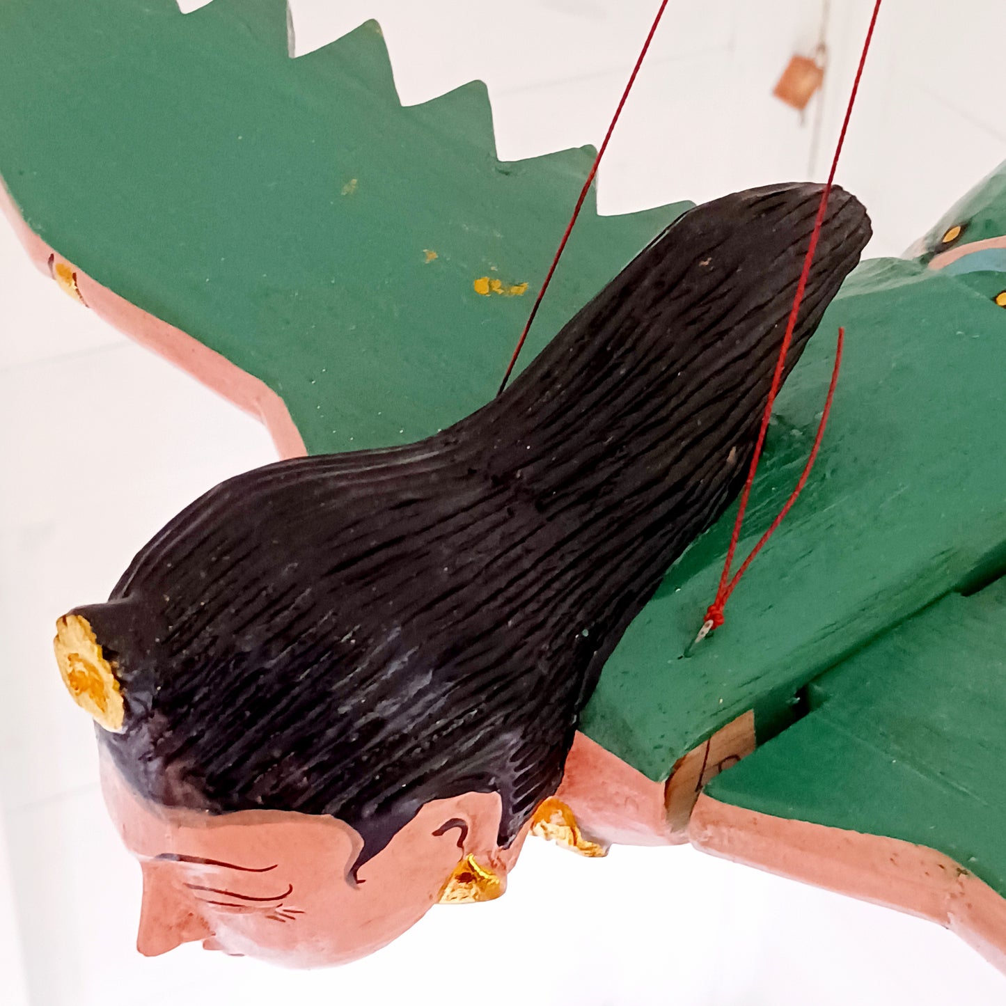 This beautiful and unique handcrafted Flying Mermaid Ceiling Hanger has been designed to inspire wonder, this enchanting ceiling mobile features a graceful mermaid that appears to swim through the air. Perfect for nurseries, bedrooms, playrooms, or creative spaces, it adds a dreamy and imaginative touch to any room.