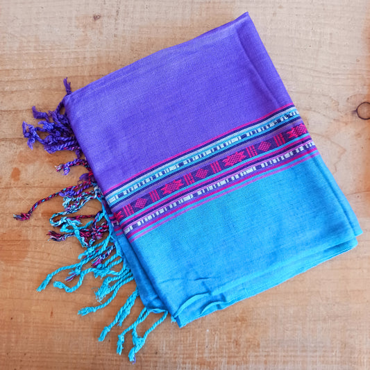Capture the spirit of Varanasi with these vibrant Varanasi scarves. Adorned in striking shades of colour, these scarves embody the cultural richness and spiritual energy of the city. They are not just an accessory, but an expression of style, adding a touch of this heritage to your wardrobe.