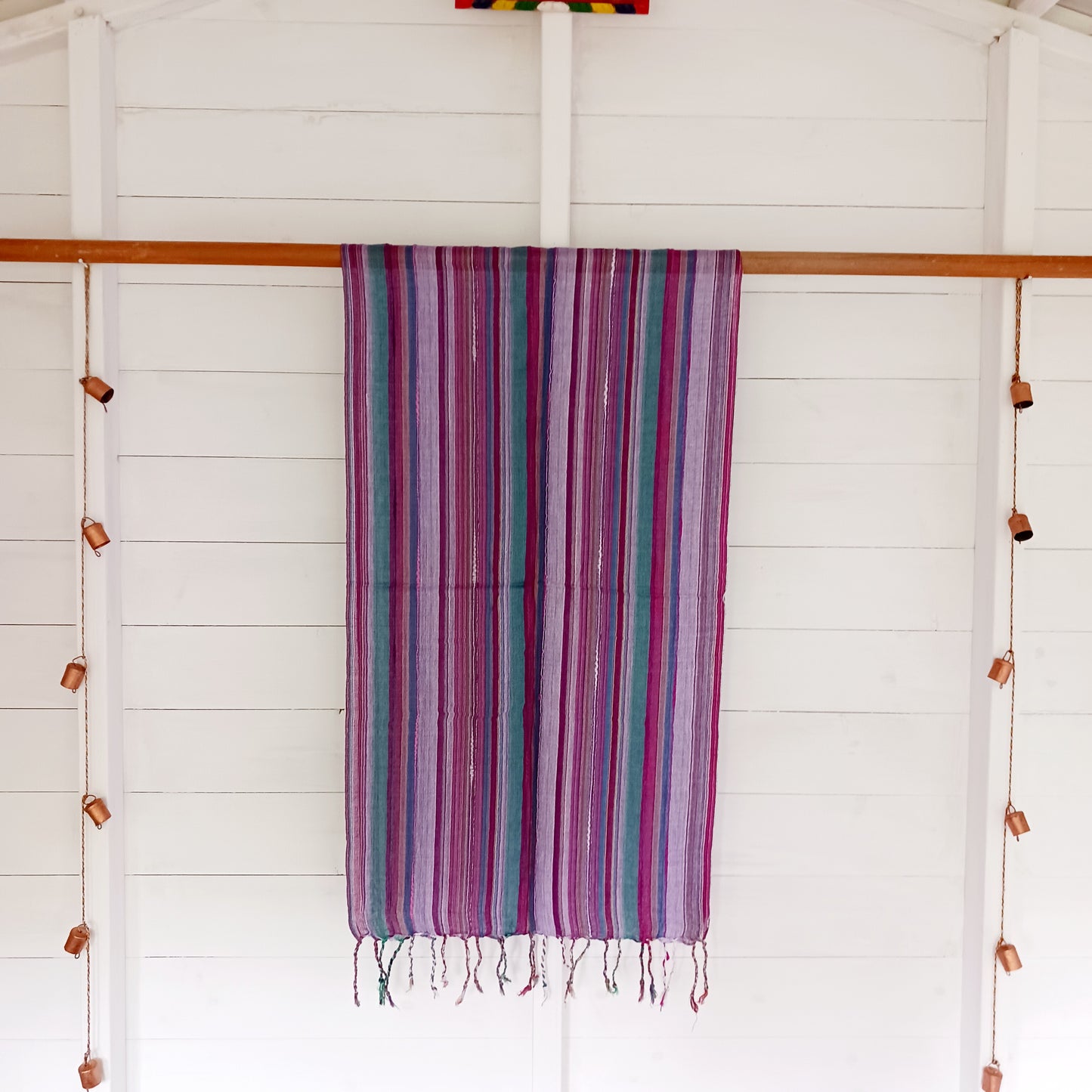 Immerse yourself in the alluring world of bohemian fashion with this delicate Indian Boho Scarf. These scarves capture the essence of India's free-spirited charm, infusing a Boho vibe into your attire.