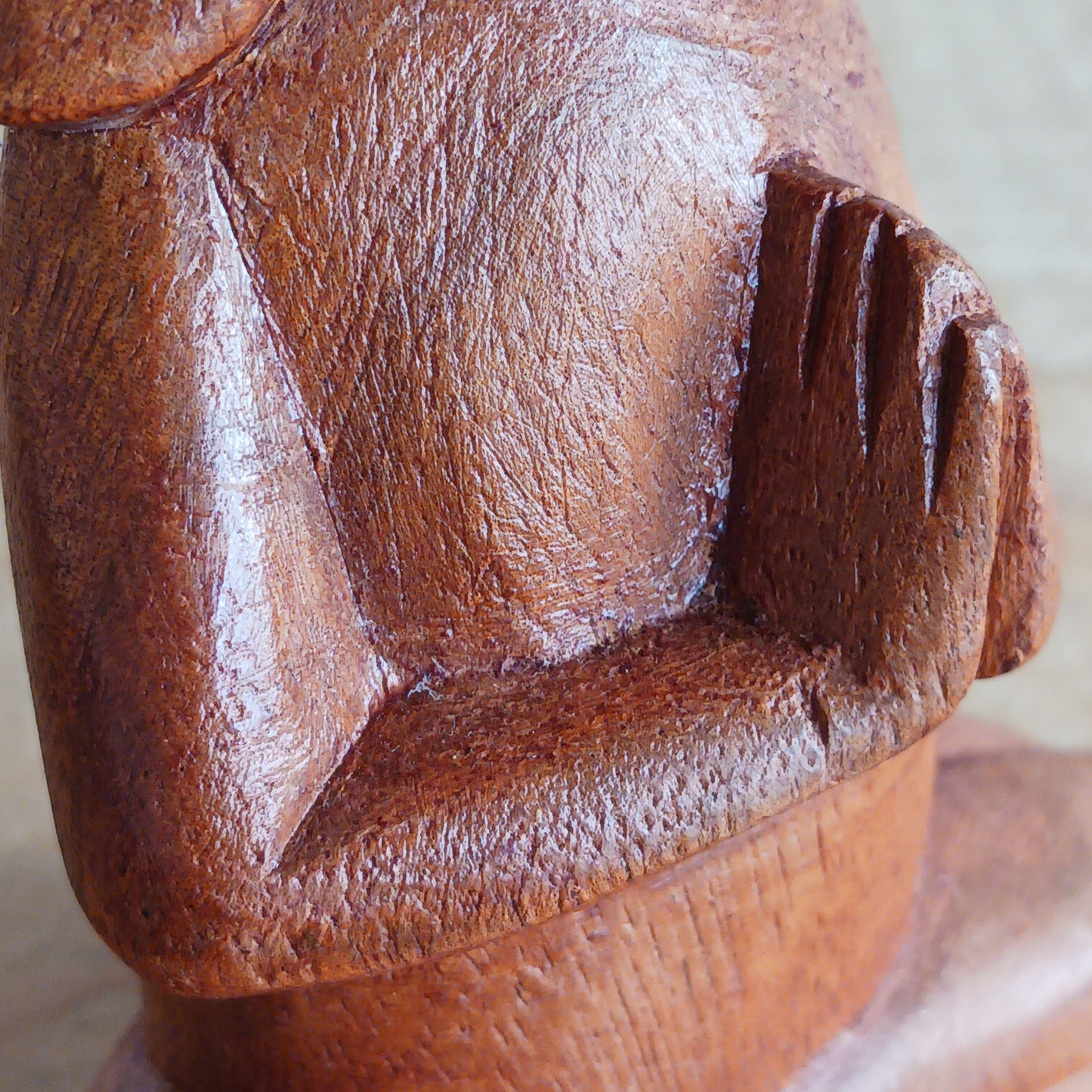 Add a touch of playful serenity to your space with this Meditating Dog Woodcarving. With its paws pressed together in prayer and eyes gently closed, this charming figure radiates calm and quiet joy. Perfect for yoga studios, meditation corners, or any space that could use a little extra soul, it brings a relaxed, earthy energy into your home.
