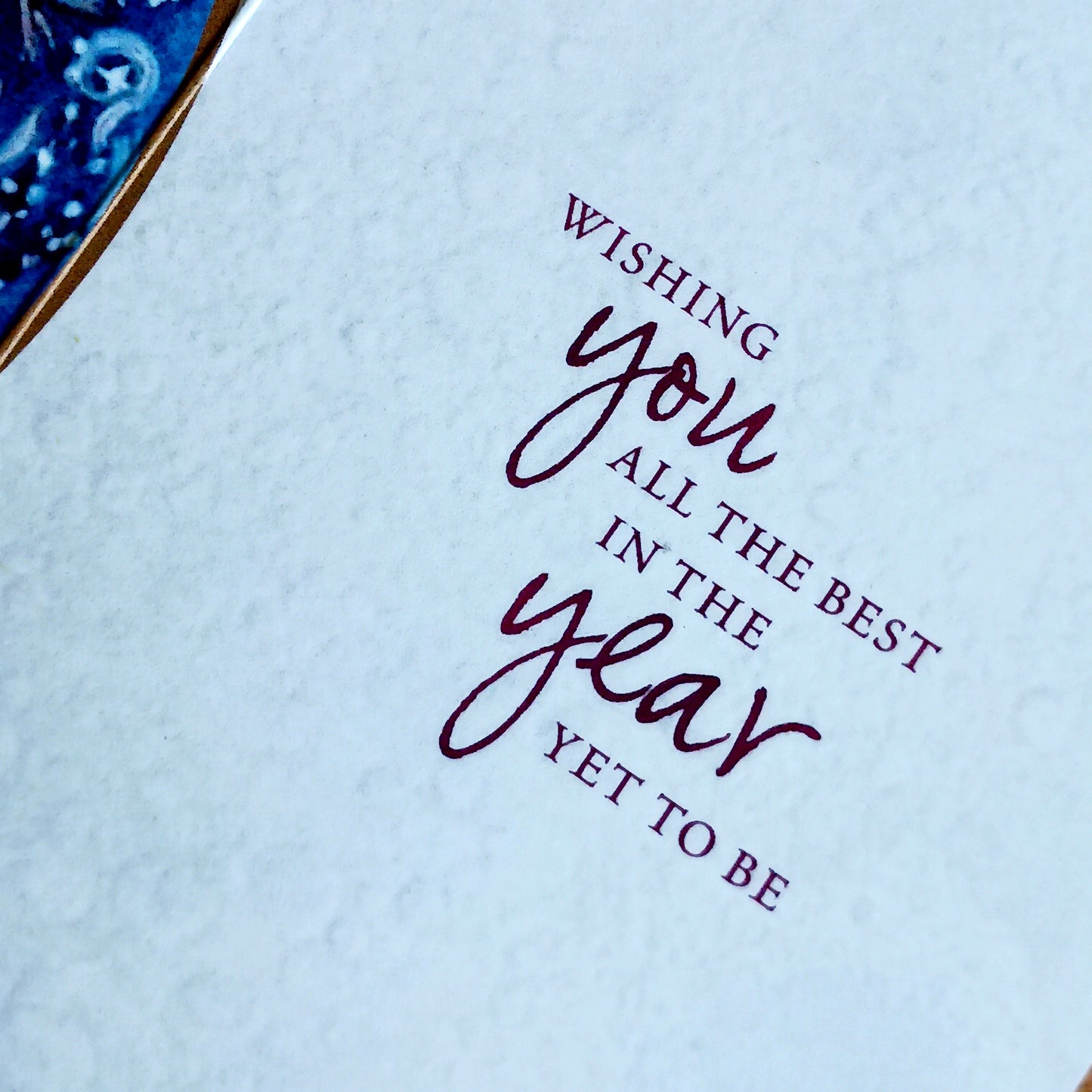 Winter Mandala Greeting Card for Solstice.