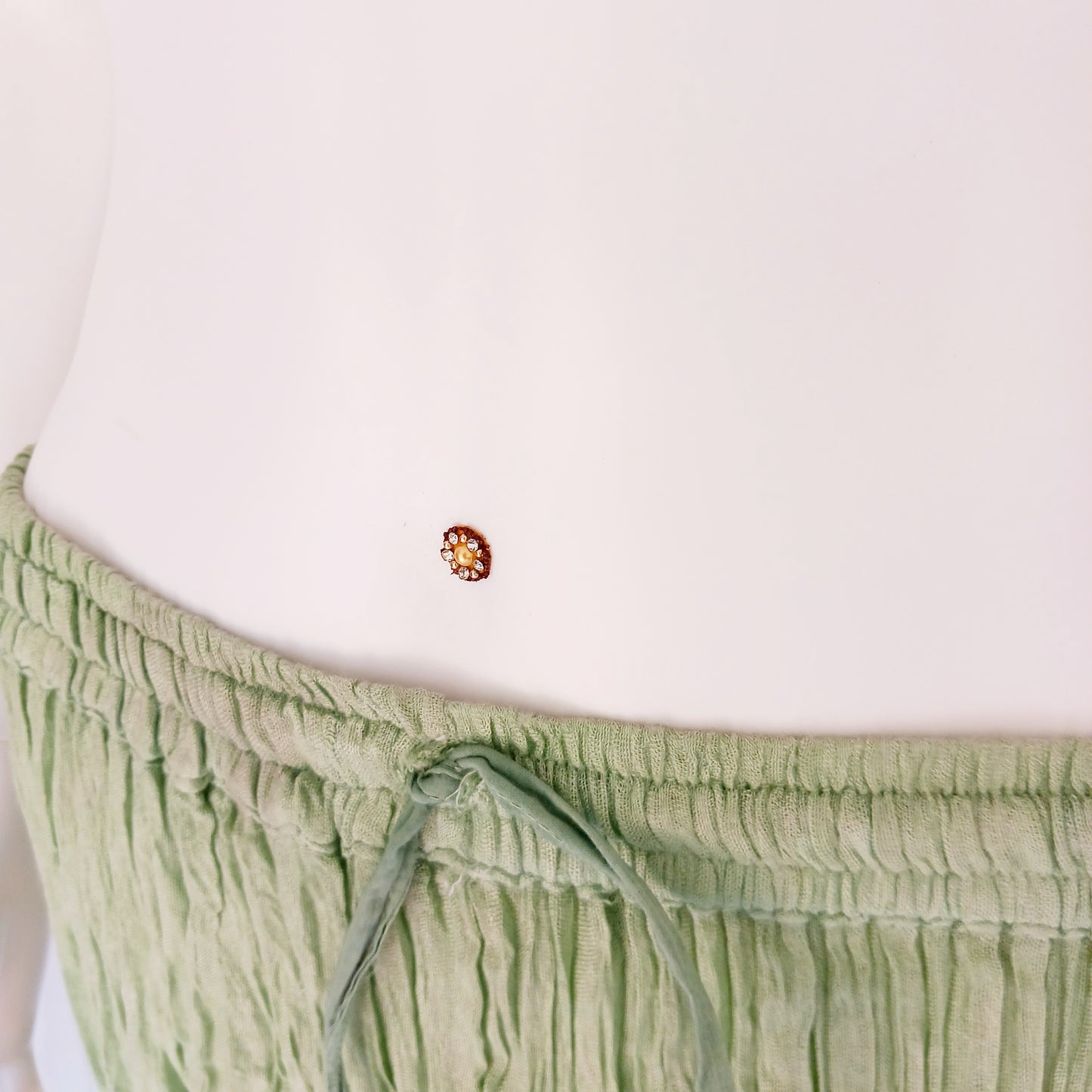 This beautiful Indian crinkle skirt is lovely and light so you can move with ease and comfort on a sunny day or a hot night. Made from rayon crepe, you can’t go wrong with this lovely skirt, it will add to your flowing summer style. And as rayon is quick drying, it also makes this a great beach cover up skirt.