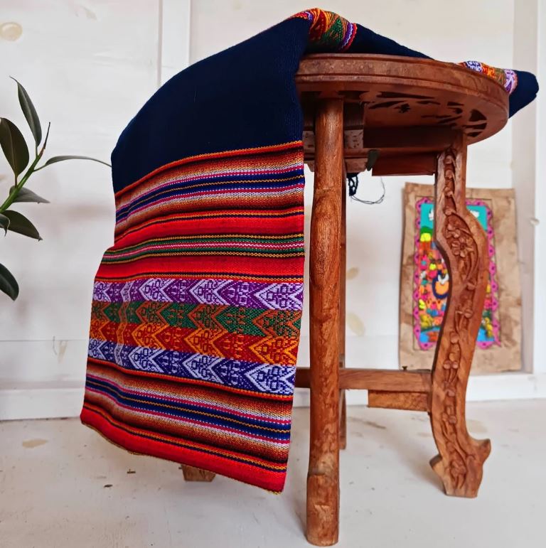 Hand Woven Peruvian Table Cloth | Throw (Assorted colours)