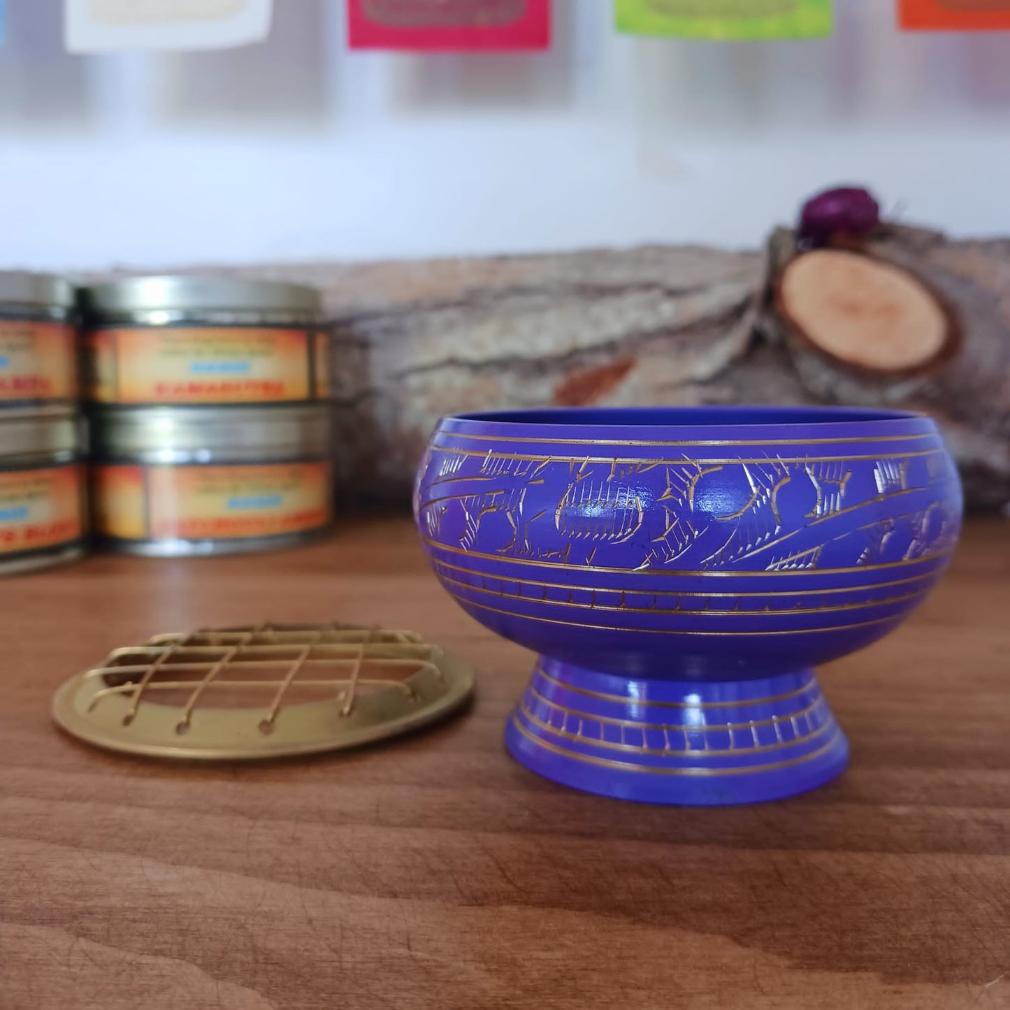 Crown Chakra Resin Incense Burner | Charcoal Jar
