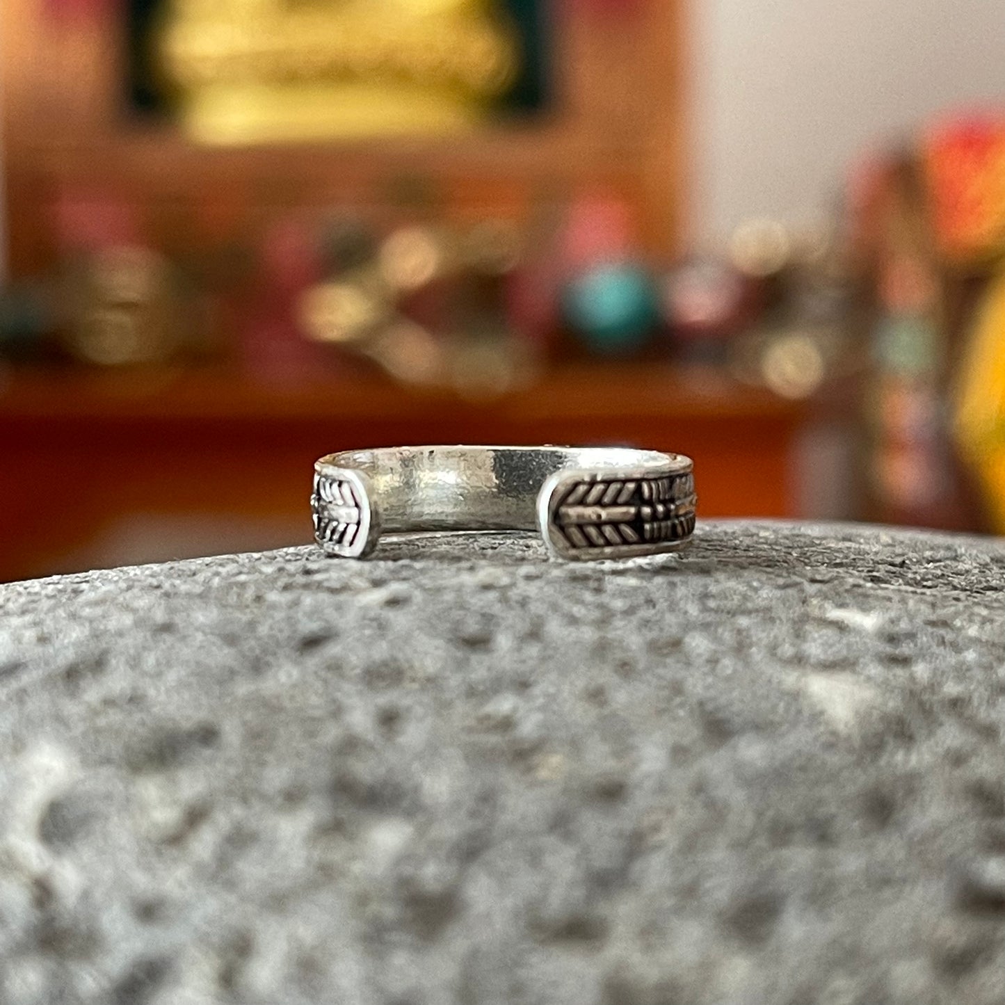 925 Sterling silver Toe Ring, add a little bit of silver to your toes with our solid 925 stamped solid silver toe ring, beautifully presented in a little fabric drawstring pouch made from off cuts from sari materials that would have otherwise been discarded.