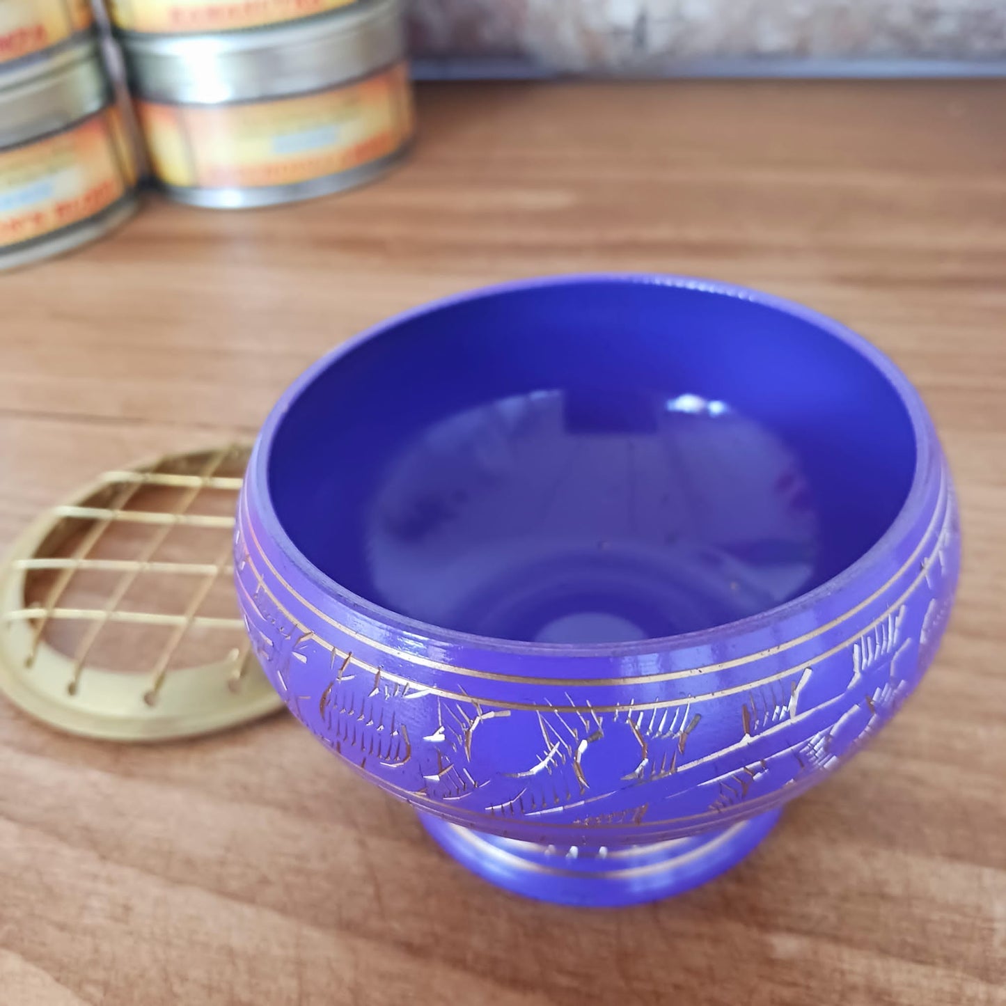 Crown Chakra Resin Incense Burner | Charcoal Jar