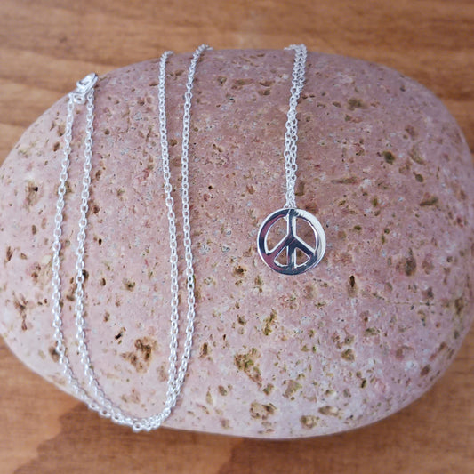 Peace Symbol Pendant Necklace