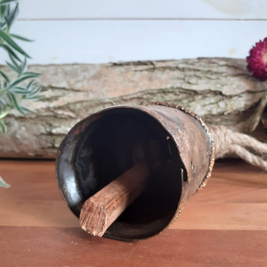 Small Rustic Cow Bell Windchime