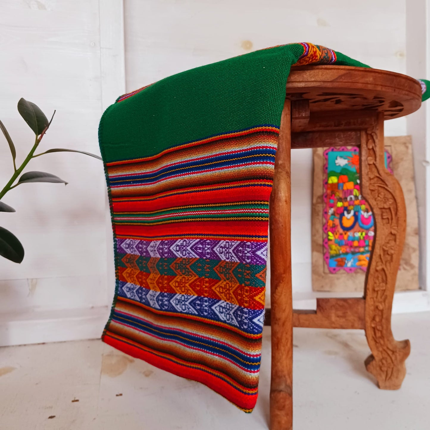 Hand Woven Peruvian Table Cloth | Throw (Assorted colours)