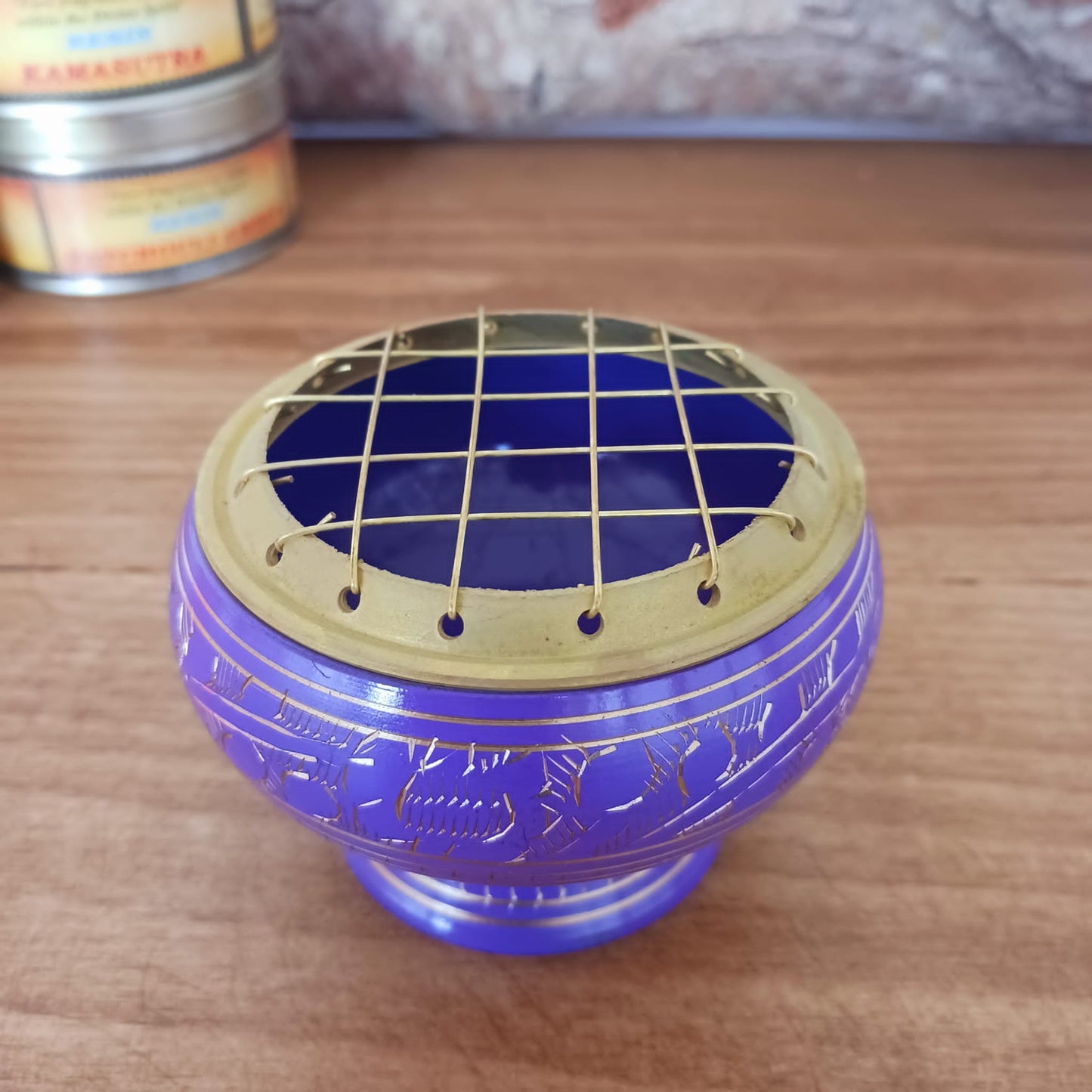 Crown Chakra Resin Incense Burner | Charcoal Jar