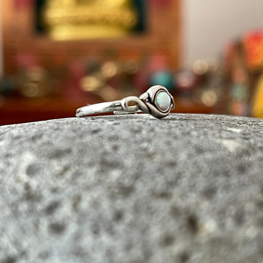925 Sterling silver Toe Ring, add a little bit of silver to your toes with our solid 925 stamped solid silver toe ring, beautifully presented in a little fabric drawstring pouch made from off cuts from sari materials that would have otherwise been discarded.