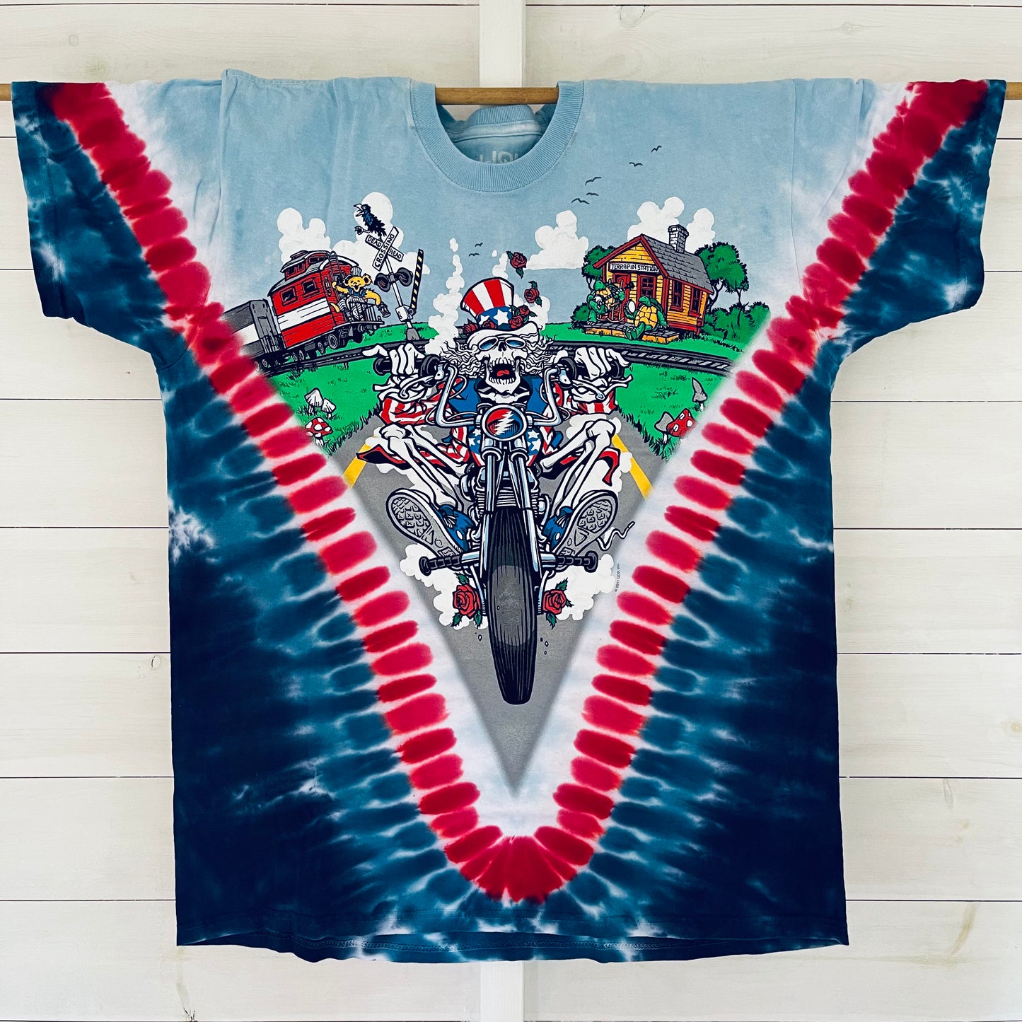 Grateful Dead Moto Sam Tie-Dye T-Shirt | Dead head Tie Dye T Shirts