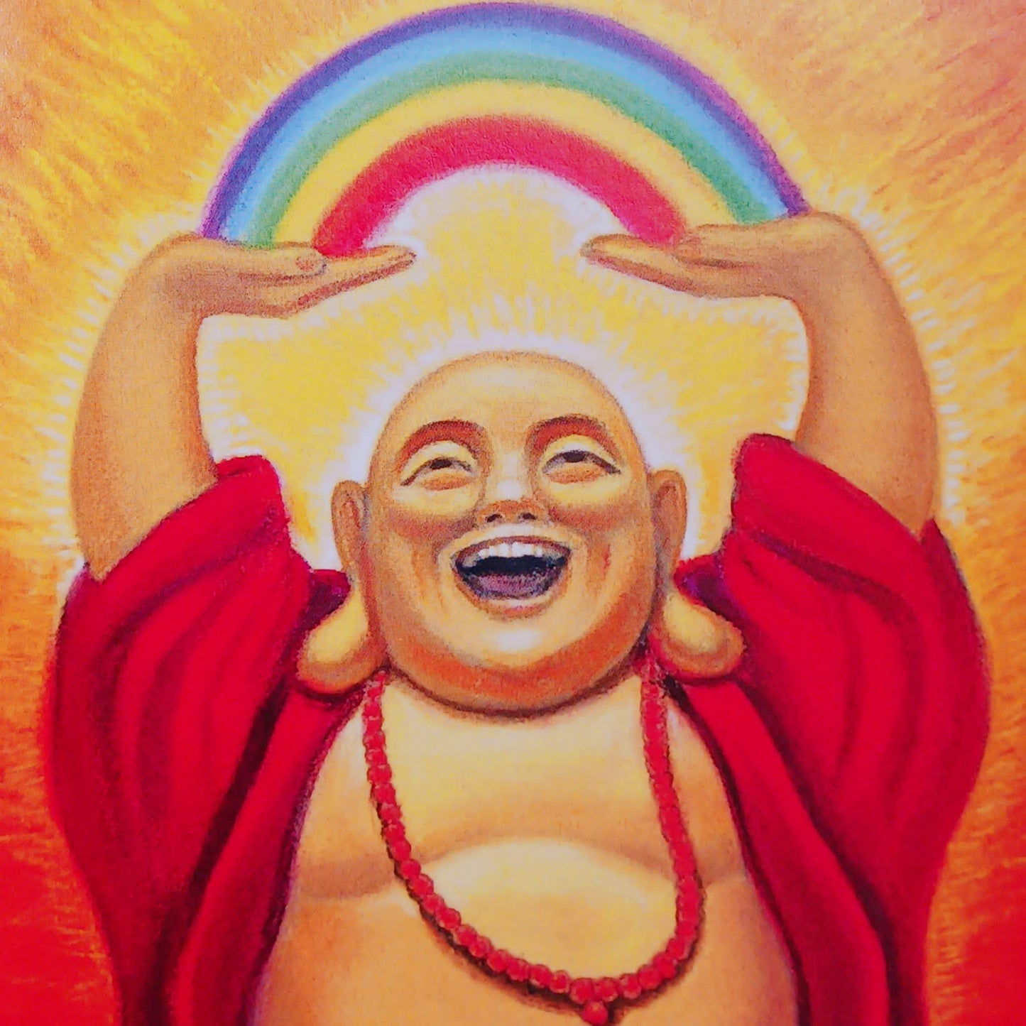 Laughing Buddha Birthday Card | Buddhist Birthday cards and gifts