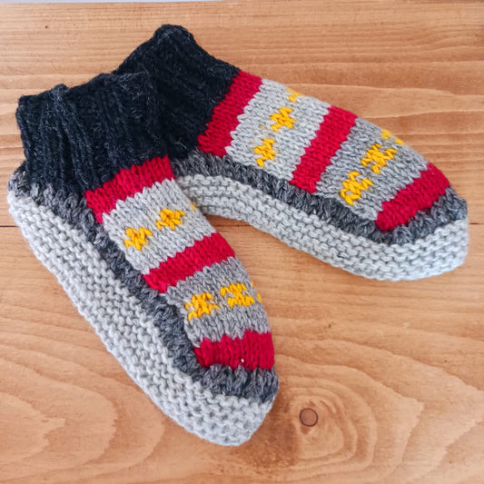 Nepalese Woollen Slipper Socks