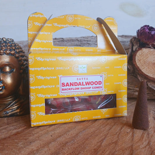 Satya Sandalwood Backflow Cones