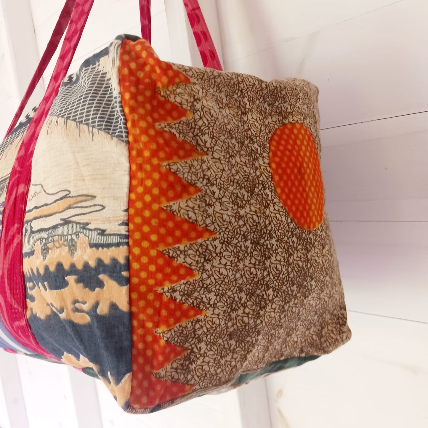 Recycled Sari Holdall Weekend | Overnight Bag