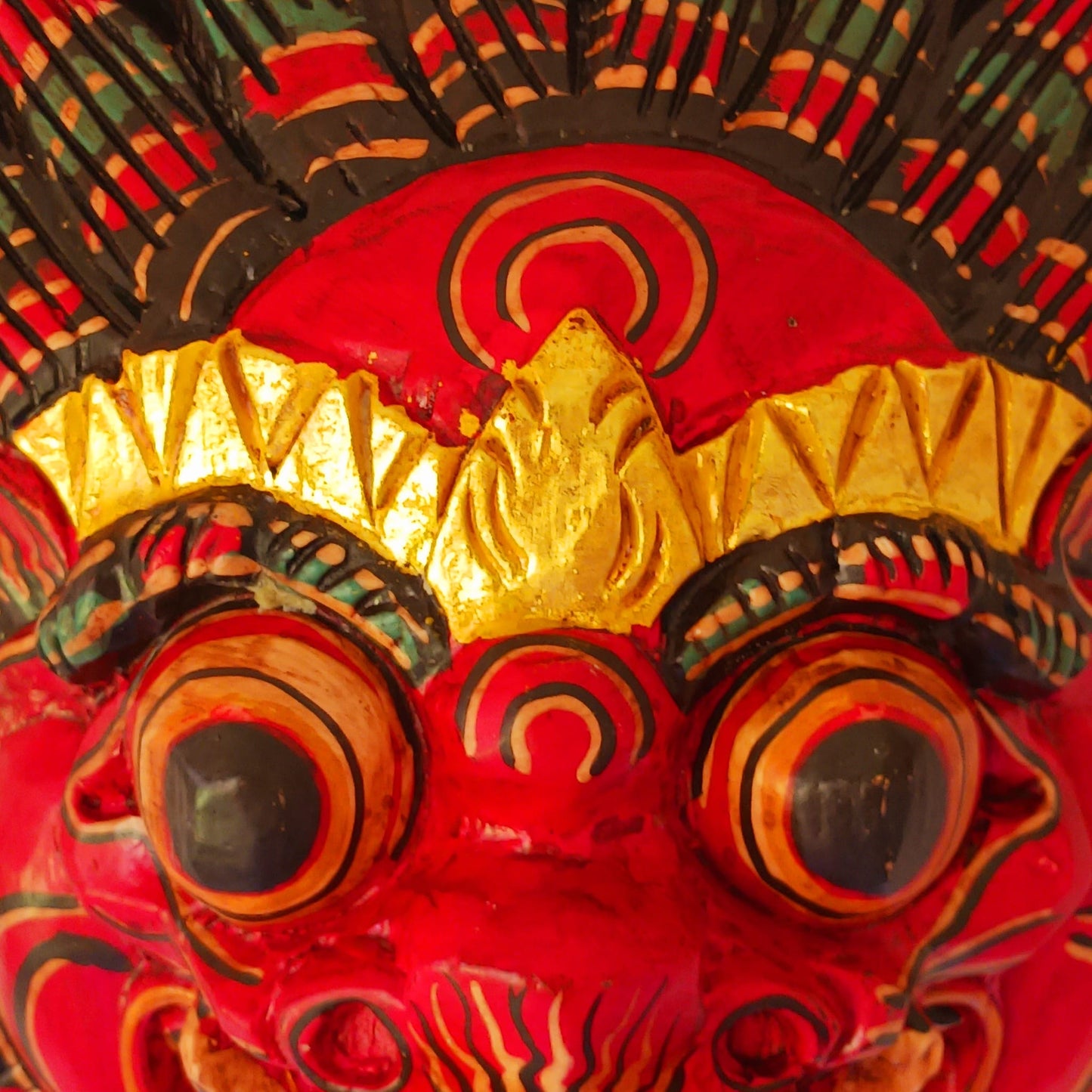 Handcarved Balinese Raksassa Mask