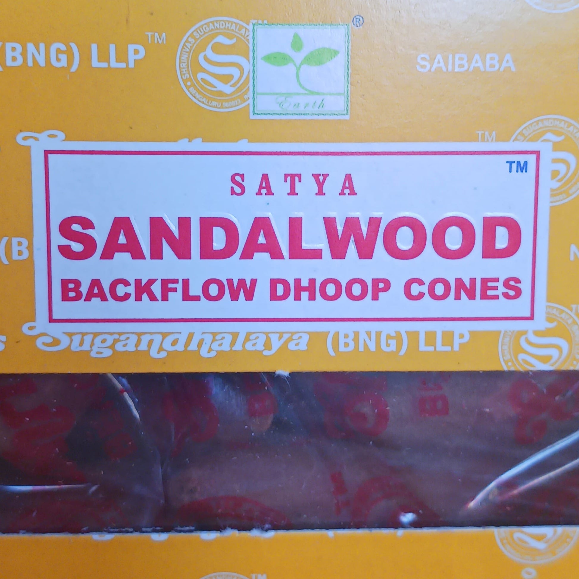 Satya Sandalwood Backflow Cones